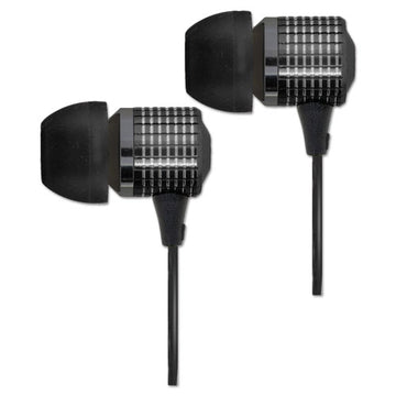 ByTech® Earbuds With Microphone, Black, 4 Ft Cord freeshipping - TVN Wholesale